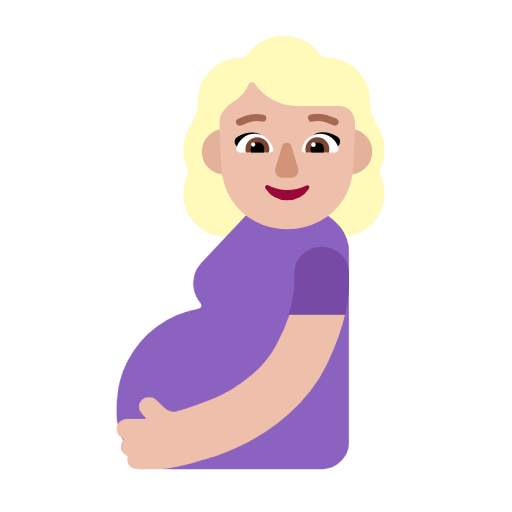 Emoji 🤰🏼 Donna Incinta: Carnagione Abbastanza Chiara su Microsoft Windows 11 23H2.