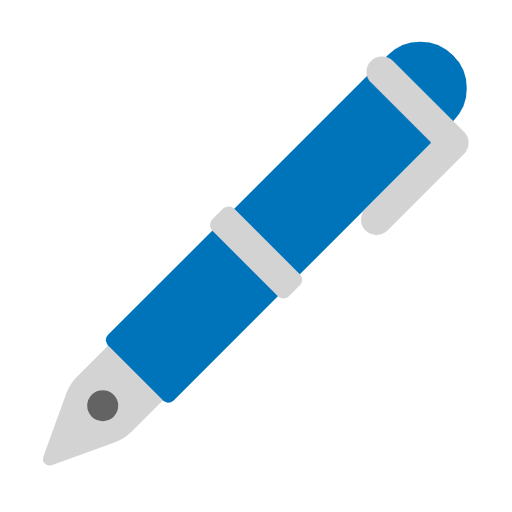 Emoji 🖋️ Penna Stilografica su Microsoft Windows 11 23H2.