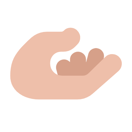 🫴🏼 Emoji Handfläche Nach Oben: mittelhelle Hautfarbe Microsoft Windows 11 23H2.
