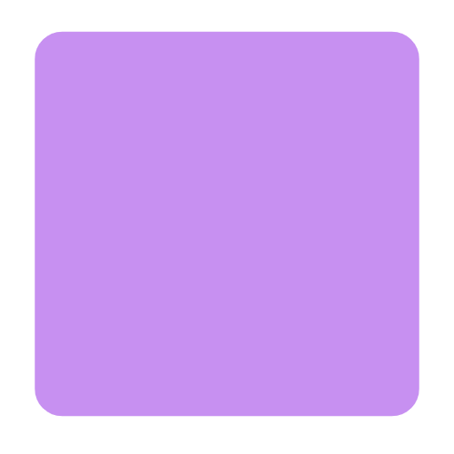 Emoji 🟪 Quadrato Viola su Microsoft Windows 11 23H2.