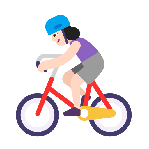 Cycliste Femme : Peau Claire Microsoft Windows 11 23H2.