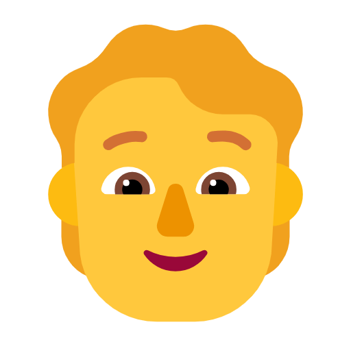 Emoji 🧑 Persona su Microsoft Windows 11 23H2.