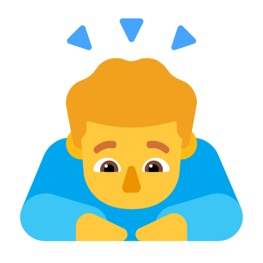 Emoji 🙇‍♂️ Uomo Che Fa Inchino Profondo su Microsoft Windows 11 23H2.
