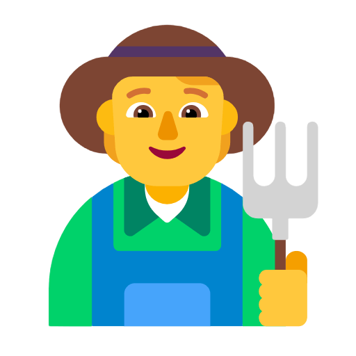 🧑‍🌾 Emoji Agricultor en Microsoft Windows 11 23H2.