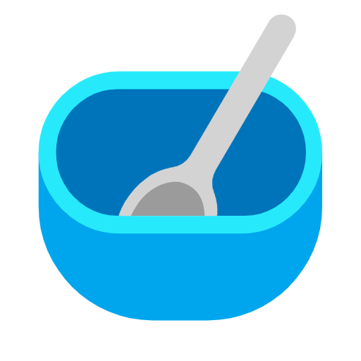 Emoji 🥣 Ciotola Con Cucchiaio su Microsoft Windows 11 23H2.