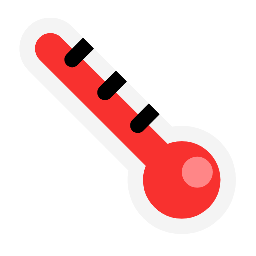 🌡️ Emoji Thermometer Microsoft Windows 11 23H2.
