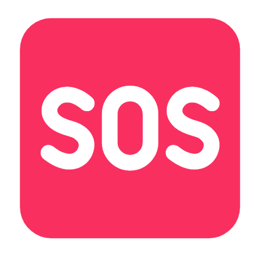 Emoji 🆘 Pulsante SOS su Microsoft Windows 11 23H2.