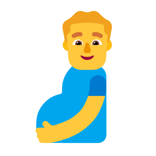 🫃 Emoji Hombre Embarazado en Microsoft Windows 11 23H2.