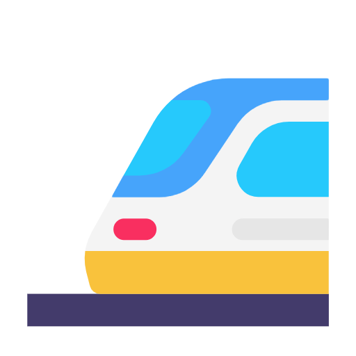 🚈 Emoji Tren Ligero en Microsoft Windows 11 23H2.