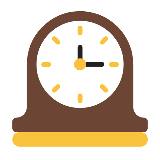 🕰️ Emoji Relógio De Mesa na Microsoft Windows 11 23H2.