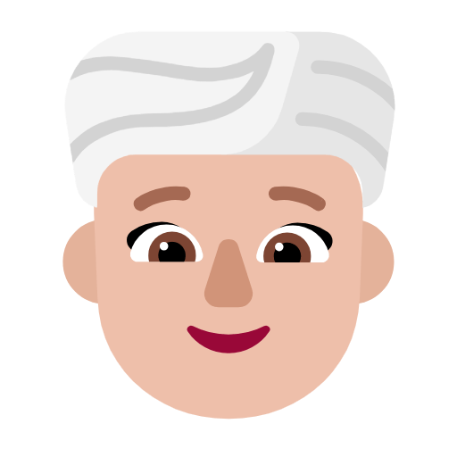 👳🏼‍♀️ Emoji Frau mit Turban: mittelhelle Hautfarbe Microsoft Windows 11 23H2.