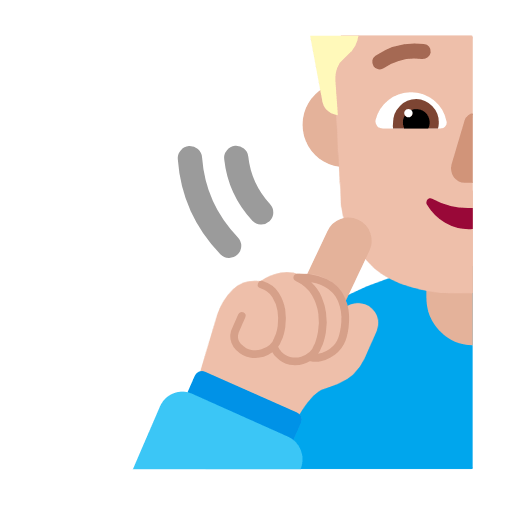 Emoji 🧏🏼‍♀️ Donna Con Problemi Di Udito: Carnagione Abbastanza Chiara su Microsoft Windows 11 23H2.