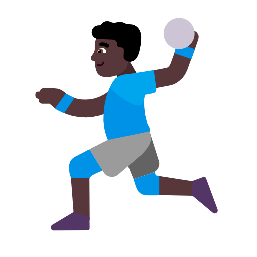 🤾🏿‍♂️ Emoji Handballspieler: dunkle Hautfarbe Microsoft Windows 11 23H2.