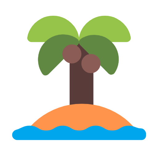 Emoji 🏝️ Isola Deserta su Microsoft Windows 11 23H2.