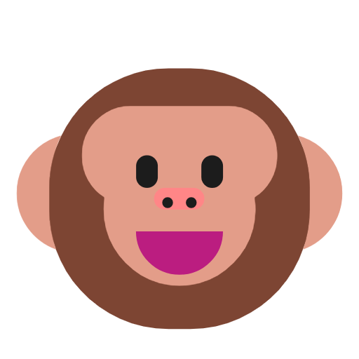 🐵 Emoji Rosto De Macaco na Microsoft Windows 11 23H2.