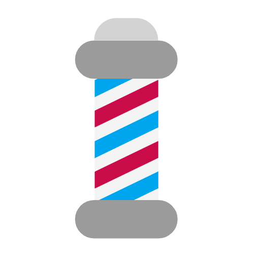 Emoji 💈 Barbiere su Microsoft Windows 11 23H2.