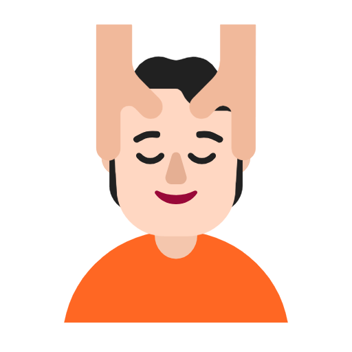 Emoji 💆🏻 Persona Che Riceve Un Massaggio: Carnagione Chiara su Microsoft Windows 11 23H2.