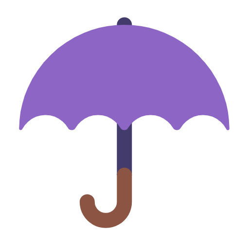 ☂️ Emoji Paraguas en Microsoft Windows 11 23H2.