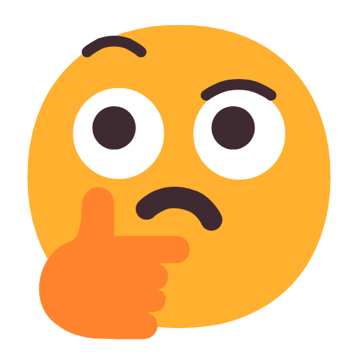 Emoji 🤔 Faccina Concentrata su Microsoft Windows 11 23H2.