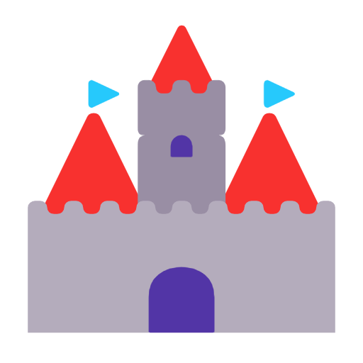 Émoji 🏰 Château sur Microsoft Windows 11 23H2.