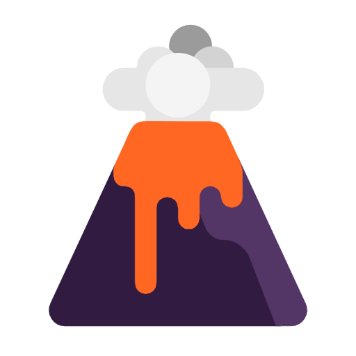 🌋 Emoji Vulcão na Microsoft Windows 11 23H2.