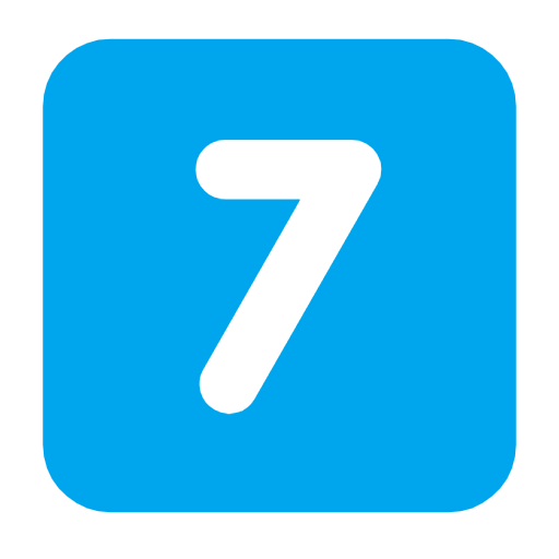 Emoji 7️⃣ Tasto: 7 su Microsoft Windows 11 23H2.