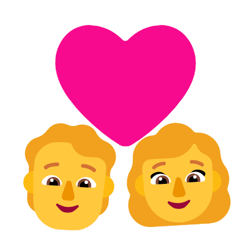 Emoji 🧑‍❤️‍👩 Coppia Con Cuore: persona, Donna su Microsoft Windows 11 23H2.