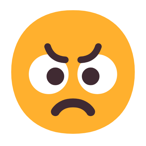 😠 Emoji Cara Enfadada en Microsoft Windows 11 23H2.
