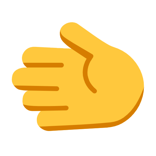 🫲 Emoji Linke Hand Microsoft Windows 11 23H2.