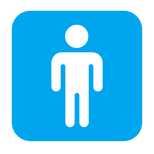 Émoji 🚹 Symbole Toilettes Hommes sur Microsoft Windows 11 23H2.