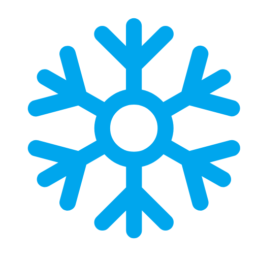 Emoji ❄️ Fiocco Di Neve su Microsoft Windows 11 23H2.