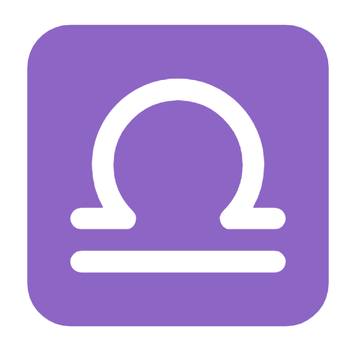 Emoji ♎ Segno Zodiacale Della Bilancia su Microsoft Windows 11 23H2.
