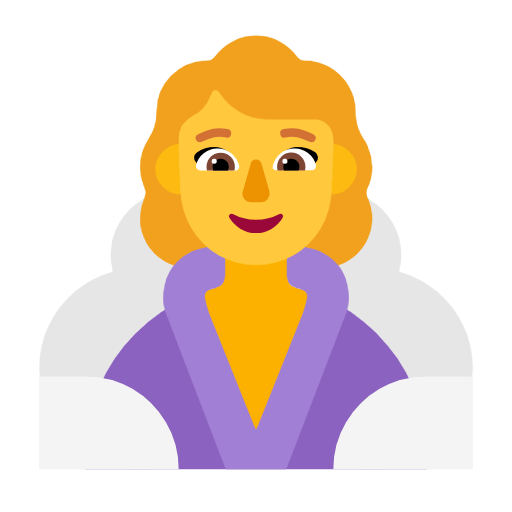 Emoji 🧖‍♀️ Donna In Sauna su Microsoft Windows 11 23H2.