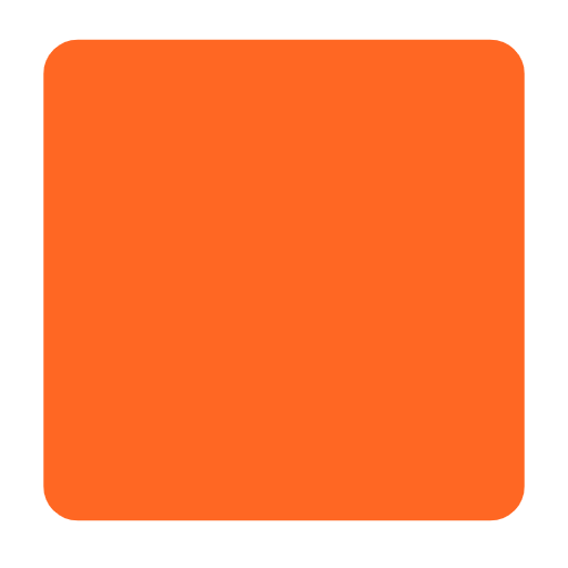 🟧 Emoji Cuadrado Naranja en Microsoft Windows 11 23H2.