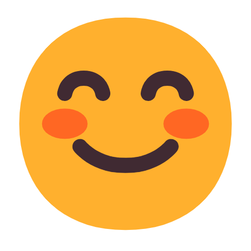 Emoji 😊 Faccina Con Occhi Sorridenti su Microsoft Windows 11 23H2.