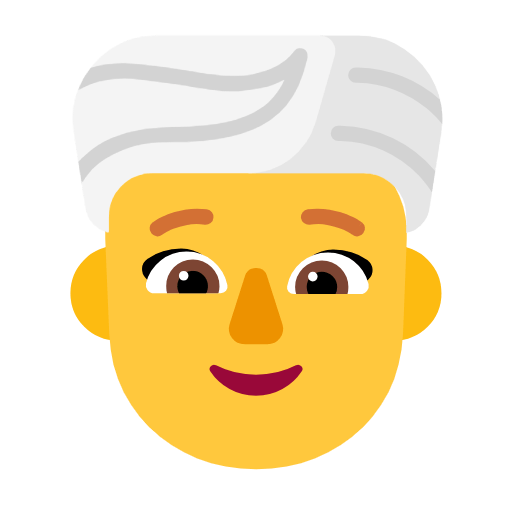 👳‍♀️ Emoji Mujer Con Turbante en Microsoft Windows 11 23H2.