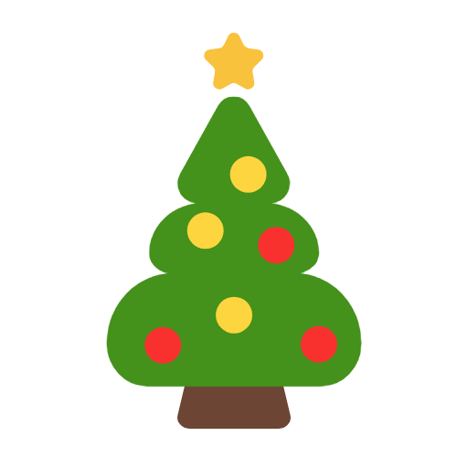 Emoji 🎄 Albero Di Natale su Microsoft Windows 11 23H2.