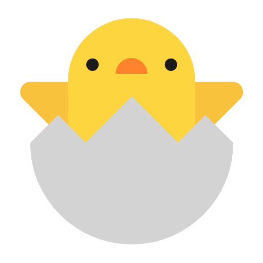 Emoji 🐣 Pulcino Che Nasce su Microsoft Windows 11 23H2.