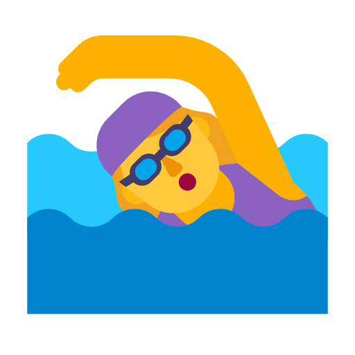 🏊‍♀️ Emoji Mulher Nadando na Microsoft Windows 11 23H2.