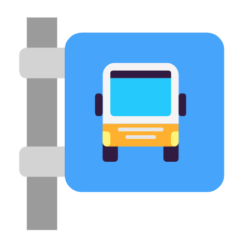 🚏 Emoji Parada De Autobús en Microsoft Windows 11 23H2.
