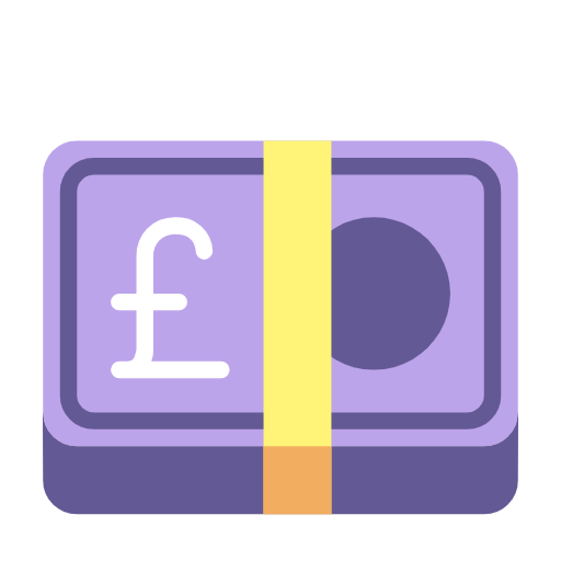 Emoji 💷 Banconota Sterlina su Microsoft Windows 11 23H2.