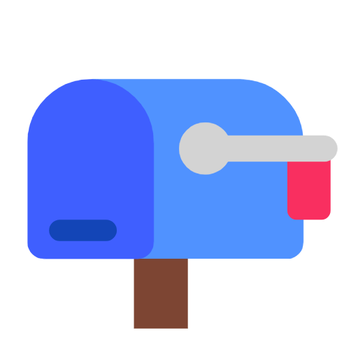 📪 Emoji geschlossener Briefkasten ohne Post Microsoft Windows 11 23H2.