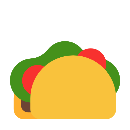 Emoji 🌮 Taco su Microsoft Windows 11 23H2.