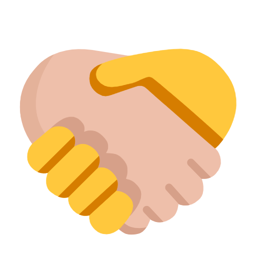 🫱🏼‍🫲 Emoji Handschlag: Medium Til Lys Teint, Keine Hautfarbe Microsoft Windows 11 23H2.