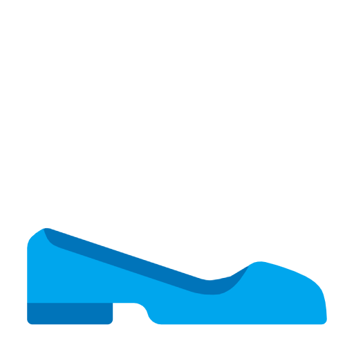 Émoji 🥿 Chaussure Plate sur Microsoft Windows 11 23H2.