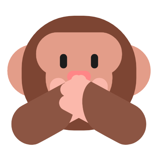 🙊 Emoji sich den Mund zuhaltendes Affengesicht Microsoft Windows 11 23H2.