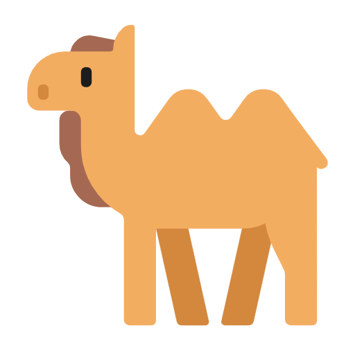 🐫 Emoji Camelo Com Duas Corcovas na Microsoft Windows 11 23H2.
