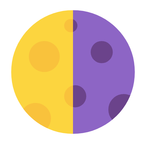 Emoji 🌗 Ultimo Quarto Di Luna su Microsoft Windows 11 23H2.