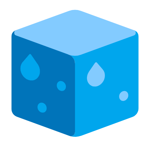Emoji 🧊 Cubetto Di Ghiaccio su Microsoft Windows 11 23H2.