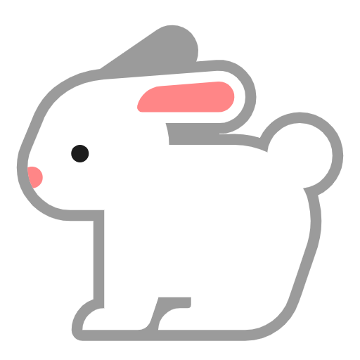🐇 Emoji Conejo en Microsoft Windows 11 23H2.